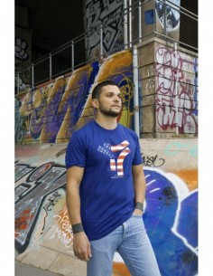 T-shirt col rond en 100% coton