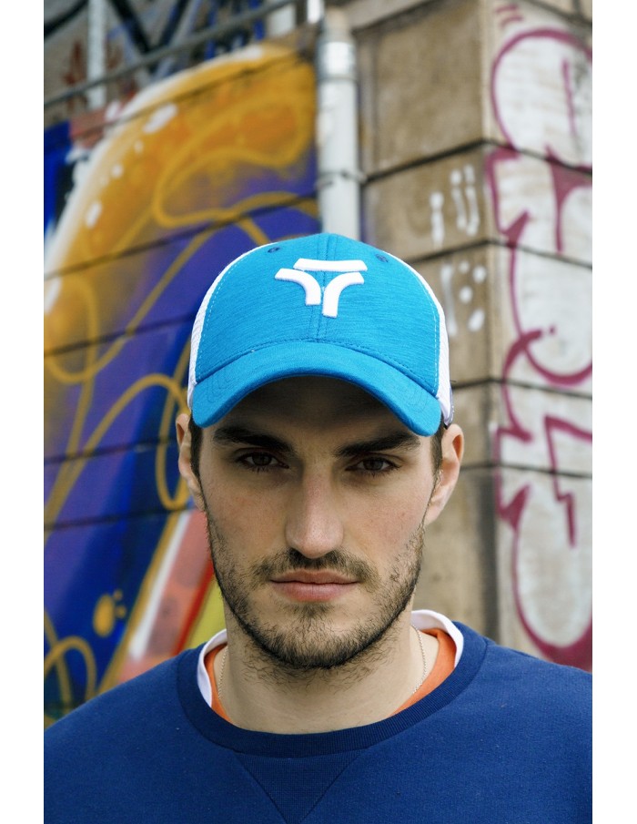 Casquette  BI-COLOR en coton jersey/mesh