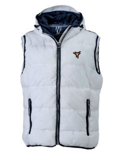 BODYWARMER UNISEXE - BLANC 2