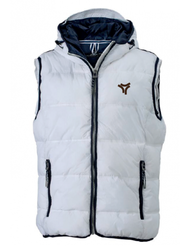 BODYWARMER UNISEXE - BLANC BODYWARMER UNISEXE - BLANC